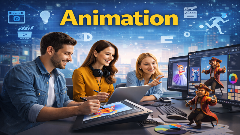 Animation Courses: Create Stunning Visual Stories and Build a Creative Career