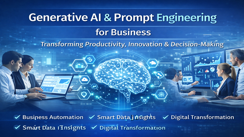 Generative AI & Prompt Engineering for Business: Transforming Productivity, Innovation & Decision-Making