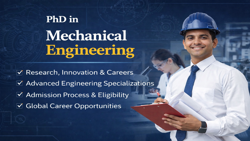 PhD in Mechanical Engineering: Admission, Scope, Career Opportunities & Research Areas
