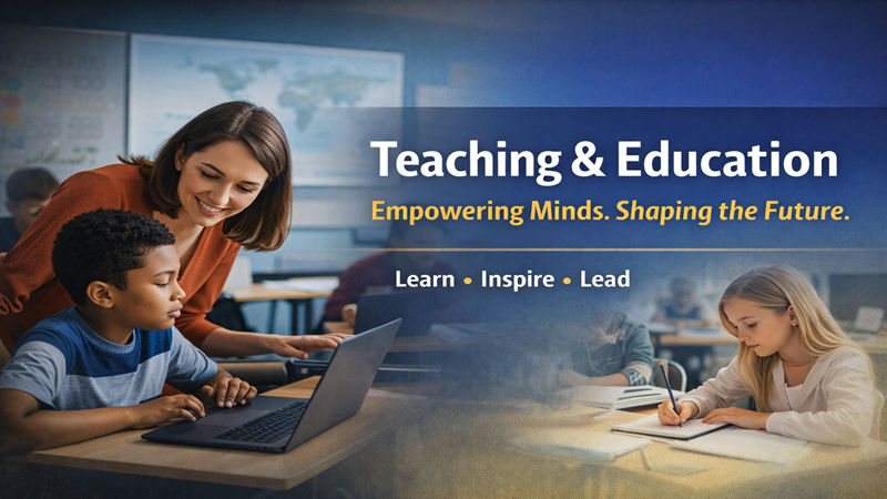 Teaching & Education: Shaping Minds, Building the Future
