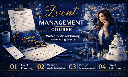 Event management course focusing on event planning, coordination, and execution skills
